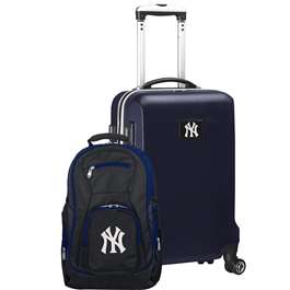 New York Yankees  Deluxe 2 Piece Backpack & Carry-On Set L104