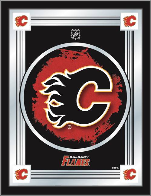 Calgary Flames 17"x22" Logo Wall Mirror  