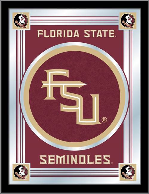 Florida State (Script) 17"x22" Logo Wall Mirror  