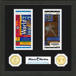 Miami Marlins World Series Ticket Collection  