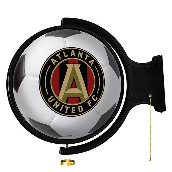 Atlanta United: Soccer Ball - Original Round Rotating Lighted Wall Sign  
