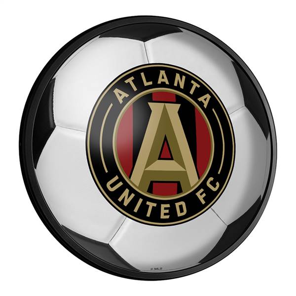 Atlanta United: Soccer - Round Slimline Lighted Wall Sign