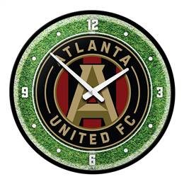 Atlanta United: Pitch - Modern Disc Wall Clock