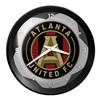 Atlanta United: Soccer Ball - Ribbed Frame Wall Clock