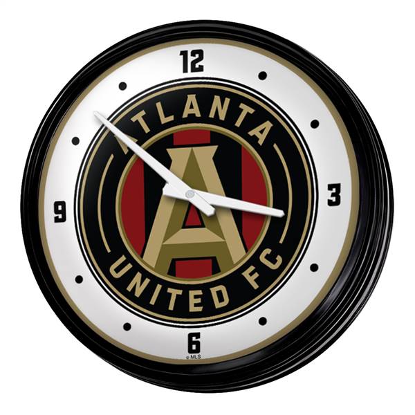 Atlanta United: Retro Lighted Wall Clock