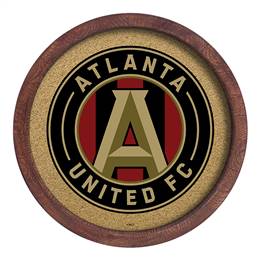 Atlanta United: "Faux" Barrel Framed Cork Board  