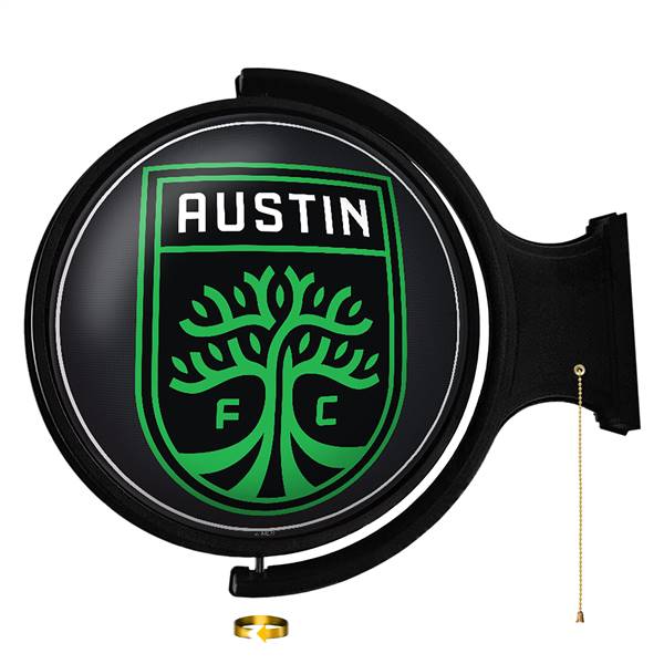 Austin F.C.: Original Round Rotating Lighted Wall Sign  