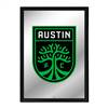 Austin F.C.: Framed Mirrored Wall Sign Button Pot