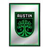 Austin F.C.: Framed Mirrored Wall Sign Button Pot