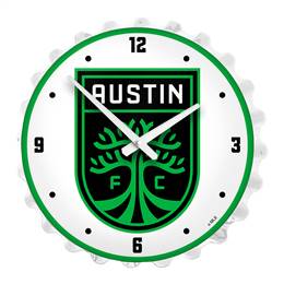 Austin F.C.: Bottle Cap Lighted Wall Clock