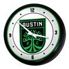 Austin F.C.: Retro Lighted Wall Clock