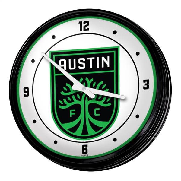 Austin F.C.: Retro Lighted Wall Clock