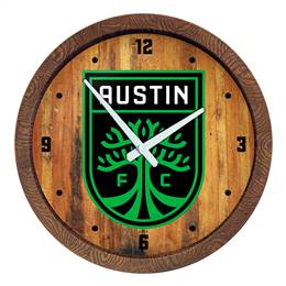 Austin F.C.: "Faux" Barrel Top Clock  