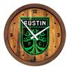 Austin F.C.: Weathered "Faux" Barrel Top Clock  