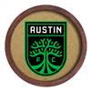 Austin F.C.: "Faux" Barrel Framed Cork Board Button Pot 