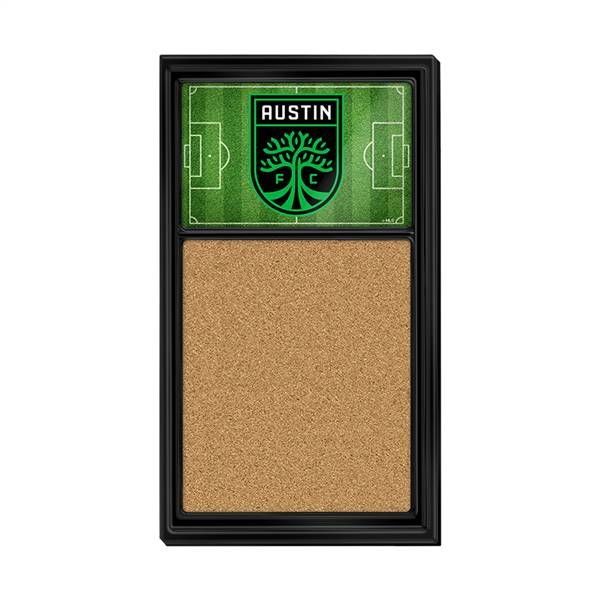 Austin F.C.: Pitch - Cork Note Board Button Pot
