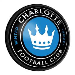 Charlotte FC: Round Slimline Lighted Wall Sign