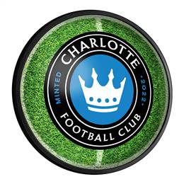 Charlotte FC: Pitch - Round Slimline Lighted Wall Sign