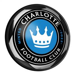 Charlotte FC: Soccer - Round Slimline Lighted Wall Sign