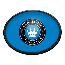 Charlotte FC: Oval Slimline Lighted Wall Sign