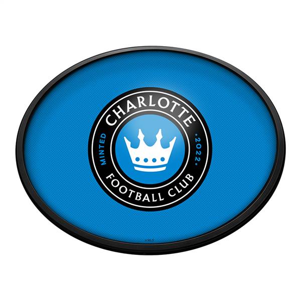 Charlotte FC: Oval Slimline Lighted Wall Sign
