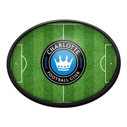 Charlotte FC: Pitch - Oval Slimline Lighted Wall Sign