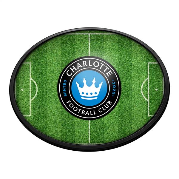 Charlotte FC: Pitch - Oval Slimline Lighted Wall Sign