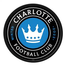 Charlotte FC: Modern Disc Wall Sign