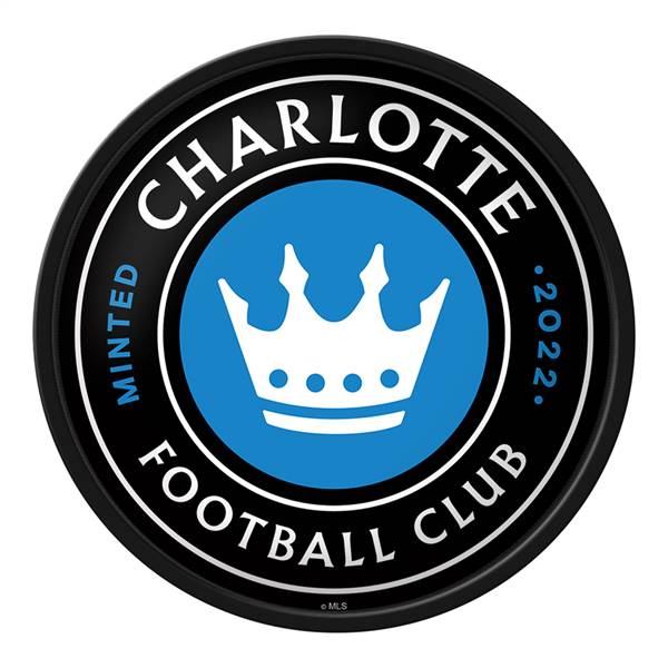 Charlotte FC: Modern Disc Wall Sign