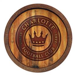 Charlotte FC: Branded "Faux" Barrel Top Sign  