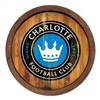 Charlotte FC: Weathered "Faux" Barrel Top Sign  
