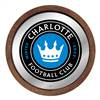 Charlotte FC: Barrel Top Framed Mirror Mirrored Wall Sign