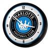 Charlotte FC: Retro Lighted Wall Clock