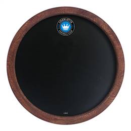 Charlotte FC: Chalkboard "Faux" Barrel Top Sign  