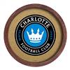 Charlotte FC: "Faux" Barrel Framed Cork Board  
