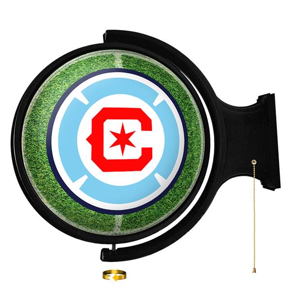 Chicago Fire: Pitch - Original Round Rotating Lighted Wall Sign
