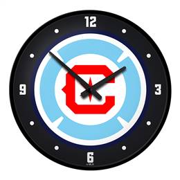 Chicago Fire: Modern Disc Wall Clock