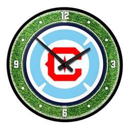 Chicago Fire: Pitch - Modern Disc Wall Clock