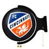 FC Cincinnati: Original Round Rotating Lighted Wall Sign  