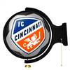 FC Cincinnati: Soccer Ball - Original Round Rotating Lighted Wall Sign  