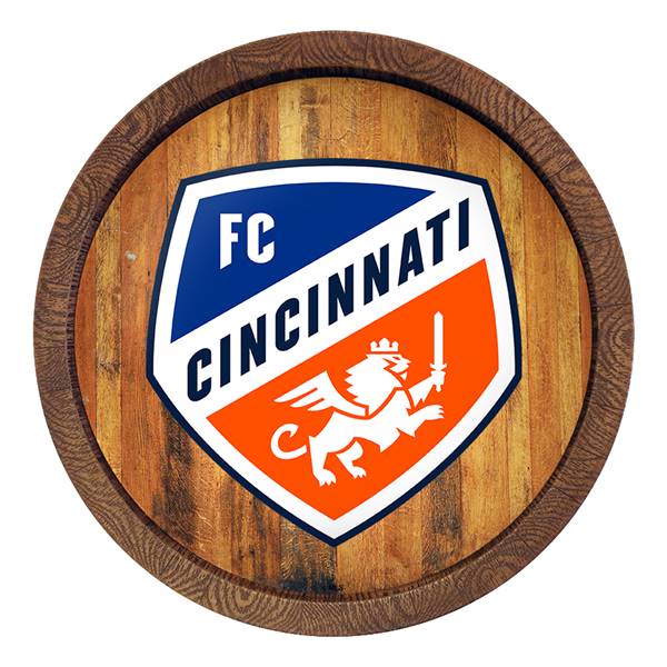 FC Cincinnati: "Faux" Barrel Top Sign  