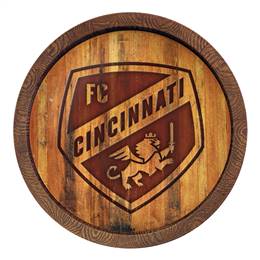 FC Cincinnati: Branded "Faux" Barrel Top Sign  