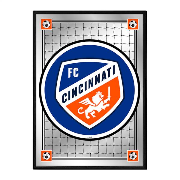 FC Cincinnati: Team Spirit - Framed Mirrored Wall Sign