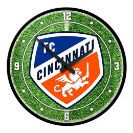 FC Cincinnati: Pitch - Modern Disc Wall Clock