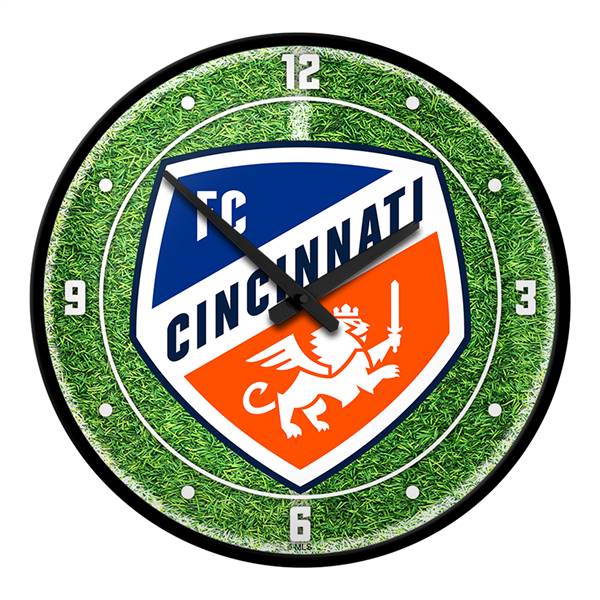 FC Cincinnati: Pitch - Modern Disc Wall Clock