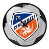 FC Cincinnati: Soccer Ball - Modern Disc Wall Clock