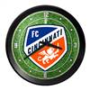 FC Cincinnati: Pitch - Ribbed Frame Wall Clock