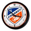 FC Cincinnati: Retro Lighted Wall Clock