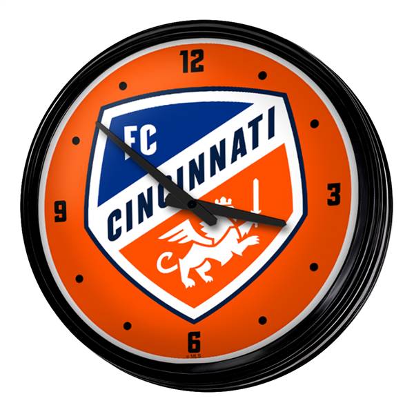 FC Cincinnati: Retro Lighted Wall Clock