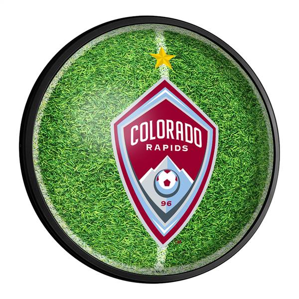 Colorado Rapids: Pitch - Round Slimline Lighted Wall Sign